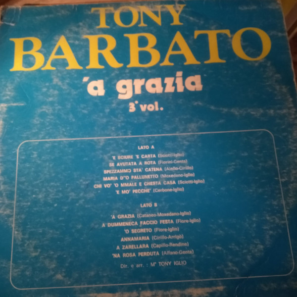 Tony Barbato - 'A Grazia | Baran Hi-Fi Record (BRLP 3301) - 2 Tony Barbato - 'A Grazia | Baran Hi-Fi Record (BRLP 3301) - 2
