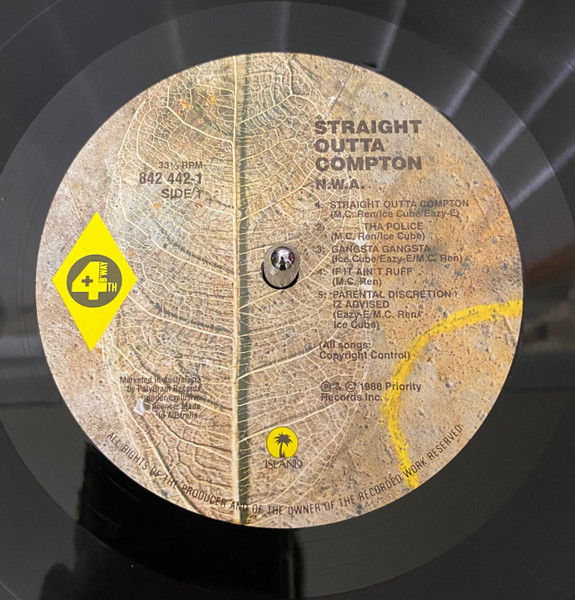 N.W.A. - Straight Outta Compton | 4th & Broadway (842 442-1) - 4