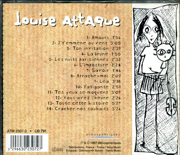 Louise Attaque - Louise Attaque | Atmosphériques (ATM 2307-2) - 2