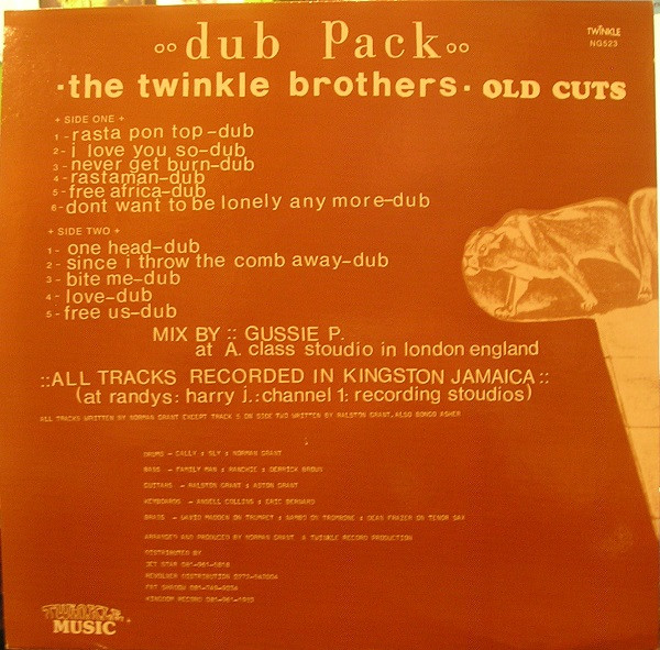 Twinkle Brothers - Old Cuts Dub Pack | Twinkle Music (NG 523) - 2