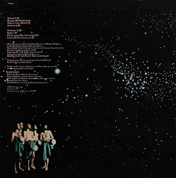 Supertramp - Crime Of The Century | A&M Records (SP 3647)
