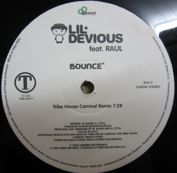 Lil' Devious Feat Raul - Bounce | Lowered Recordings (TRN60071) - 3 Lil' Devious Feat Raul - Bounce | Lowered Recordings (TRN60071) - 3