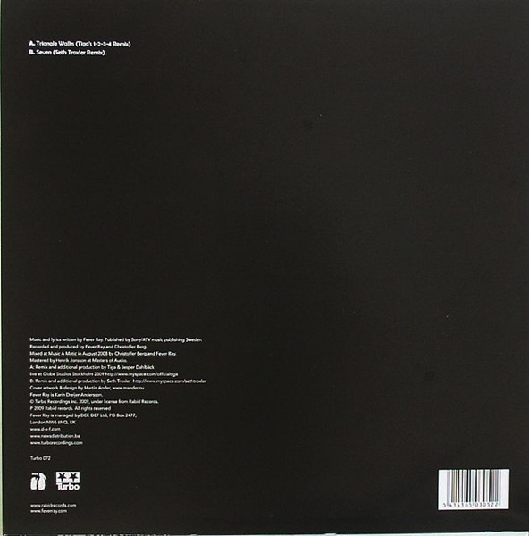 Fever Ray - Triangle Walks / Seven | Turbo (TURBO 072) - 2