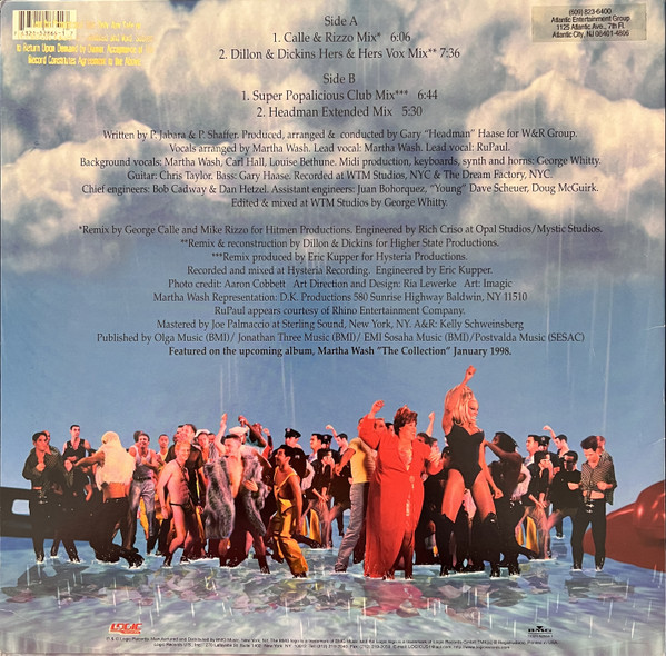 Martha Wash Featuring RuPaul - It's Raining Men... The Sequel | Logic Records (LGDJ-52864-1) - 2