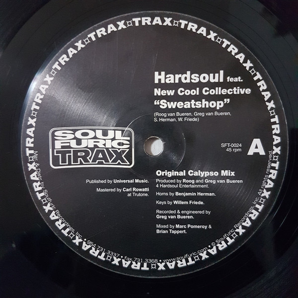 Hardsoul Feat. New Cool Collective - Sweatshop | Soulfuric Trax (SFT0024) - 2