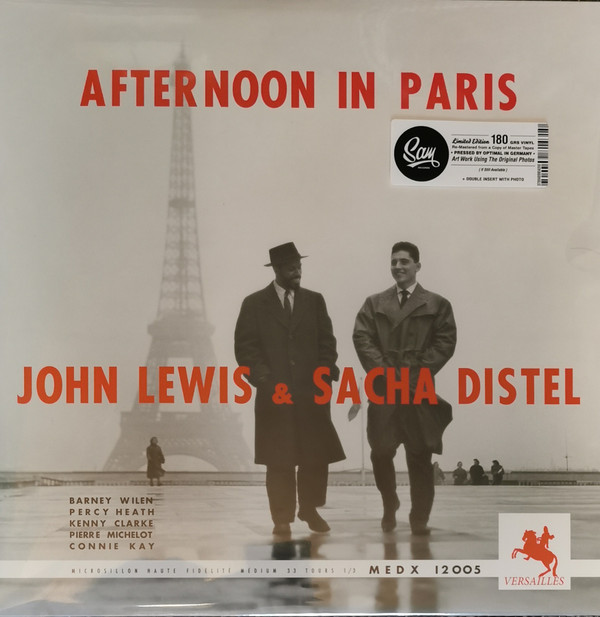 John Lewis & Sacha Distel - Afternoon In Paris | Versailles (MEDX 12005) - main