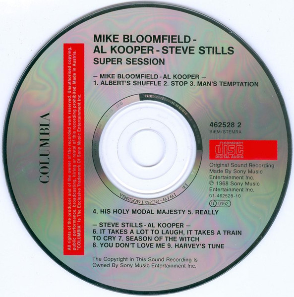 Mike Bloomfield , Al Kooper , Stephen Stills - Super Session | Columbia (462528 2) - 3 Mike Bloomfield , Al Kooper , Stephen Stills - Super Session | Columbia (462528 2) - 3