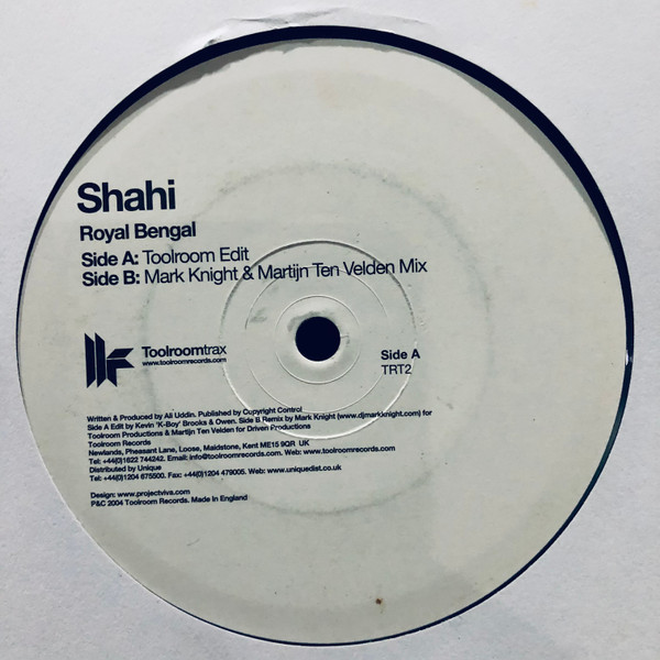 Shahi - Royal Bengal | Toolroom Trax (TRT2)