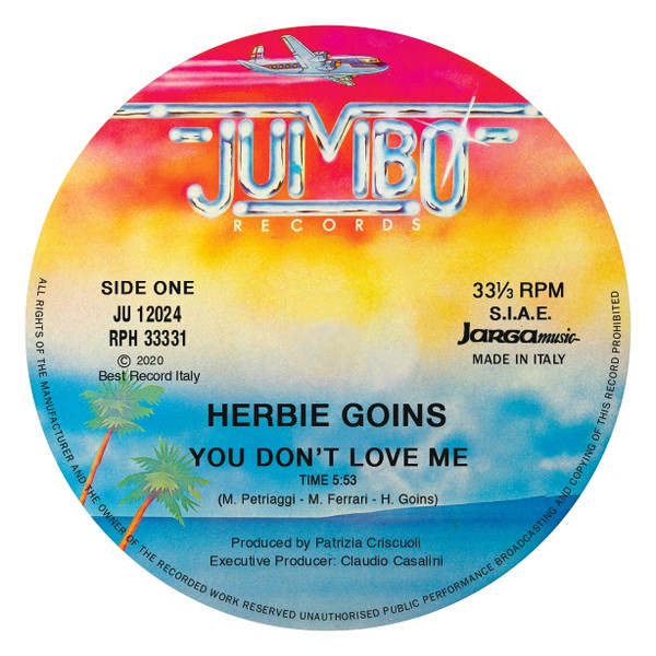 Herbie Goins - You Don't Love Me | Jumbo Records (JU 12024) - main Herbie Goins - You Don't Love Me | Jumbo Records (JU 12024) - main
