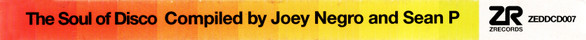 Joey Negro And Sean P. - The Soul Of Disco 2CD | Z Records (ZEDDCD007) - 2 Joey Negro And Sean P. - The Soul Of Disco 2CD | Z Records (ZEDDCD007) - 2