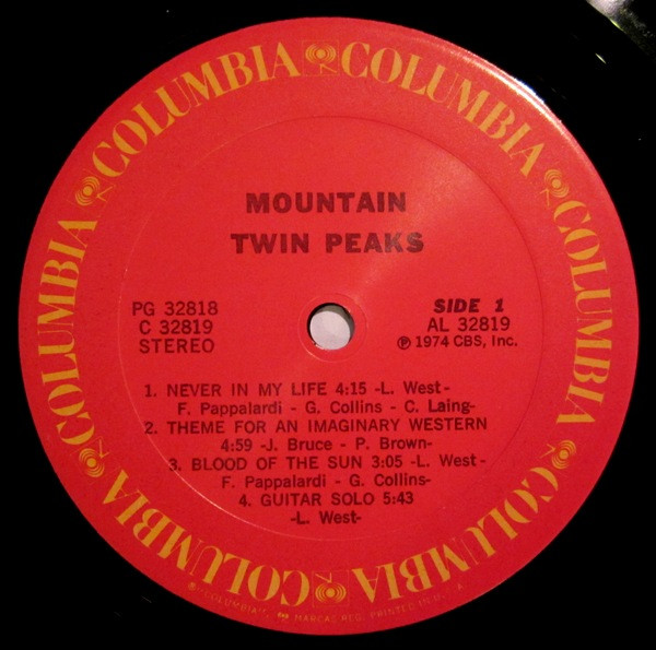 Mountain - Twin Peaks | Columbia (CG 32818) - 4 Mountain - Twin Peaks | Columbia (CG 32818) - 4