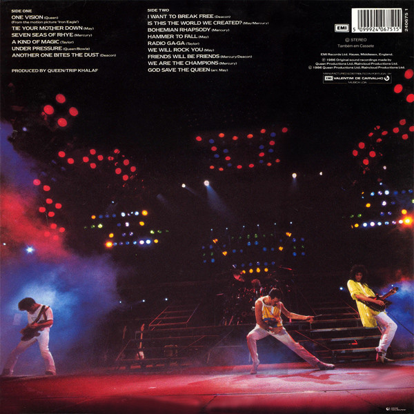 Queen - Live Magic | EMI (240675 1) - 3 Queen - Live Magic | EMI (240675 1) - 3