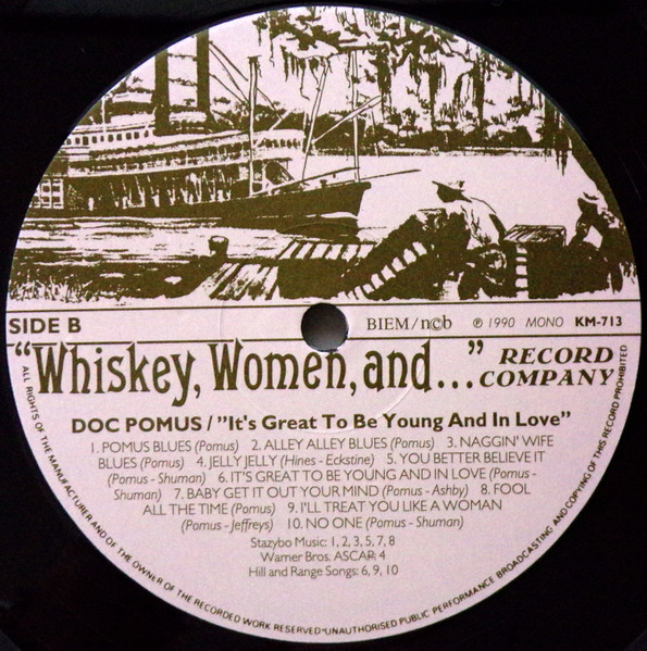 Doc Pomus - It's Great To Be Young And In Love | "Whiskey, Women, And ..." (KM-713) - 4 Doc Pomus - It's Great To Be Young And In Love | "Whiskey, Women, And ..." (KM-713) - 4
