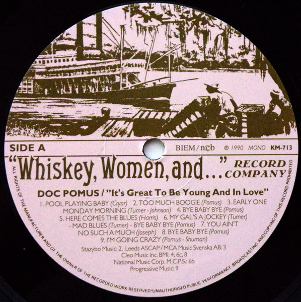 Doc Pomus - It's Great To Be Young And In Love | "Whiskey, Women, And ..." (KM-713) - 3 Doc Pomus - It's Great To Be Young And In Love | "Whiskey, Women, And ..." (KM-713) - 3