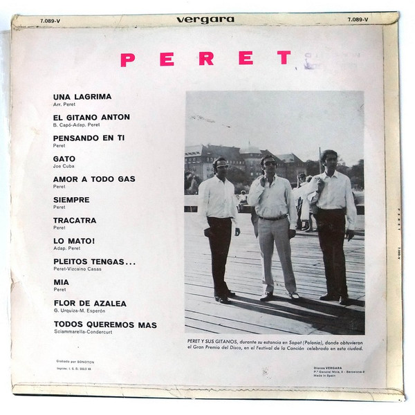 Peret - Peret | Vergara (7.089-V) - 4