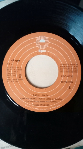 Daniel Magal - Cara De Gitana | Epic (EPC 6932) - 4