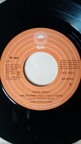 Daniel Magal - Cara De Gitana | Epic (EPC 6932) - 3