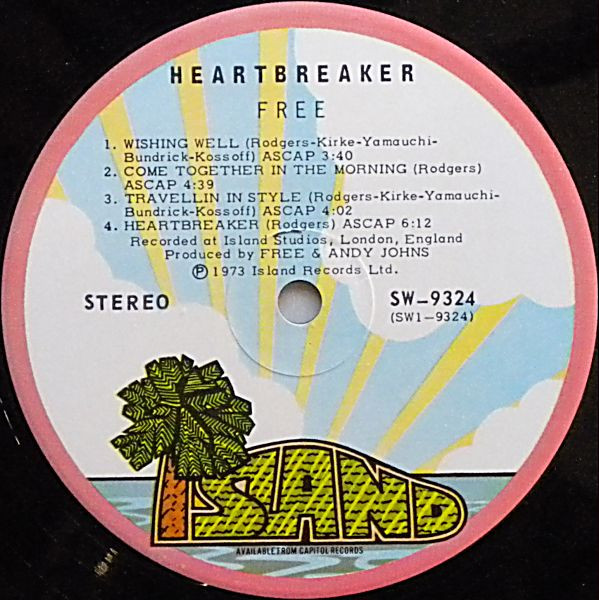 Free - Heartbreaker | Island Records (SW-9324) - 3 Free - Heartbreaker | Island Records (SW-9324) - 3