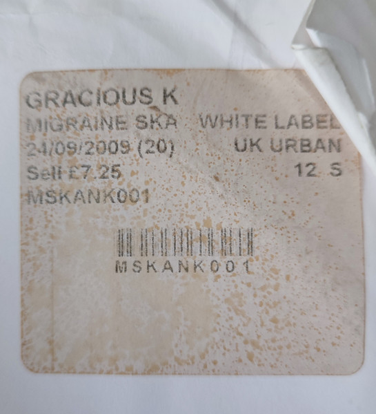 Gracious K - Migraine Skank | Not On Label (MSKANK001) - 2 Gracious K - Migraine Skank | Not On Label (MSKANK001) - 2