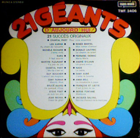 Various - 21 Géants D'Aujourd'Hui - Succès Originaux | Trans-World (TWF-2406) - main Various - 21 Géants D'Aujourd'Hui - Succès Originaux | Trans-World (TWF-2406) - main