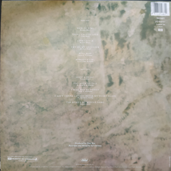 Bonnie Raitt - Nick Of Time | Capitol Records (7912681) - 2