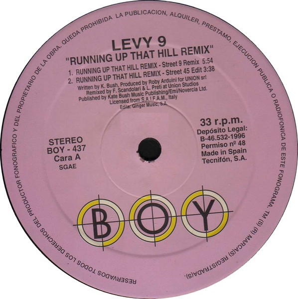 Levy 9 - Running Up That Hill (Remix) | Boy Records (BOY-437) - 3 Levy 9 - Running Up That Hill (Remix) | Boy Records (BOY-437) - 3