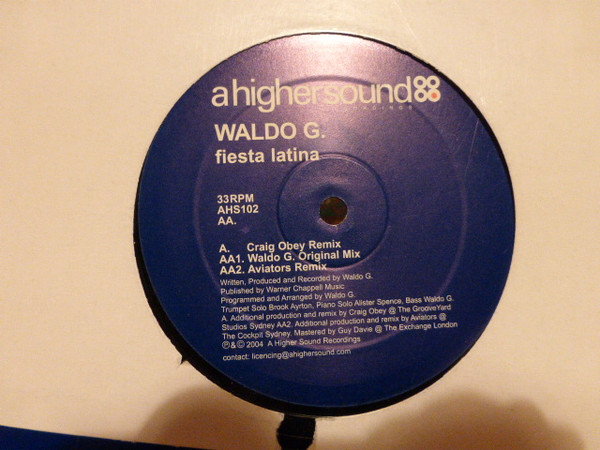 Waldo Garrido - Fiesta Latina | A Higher Sound Recordings (AHS102) - main Waldo Garrido - Fiesta Latina | A Higher Sound Recordings (AHS102) - main