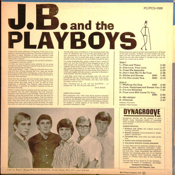 J.B. And The Playboys - J.B. And The Playboys | RCA Victor (PCS-1086) - 2 J.B. And The Playboys - J.B. And The Playboys | RCA Victor (PCS-1086) - 2