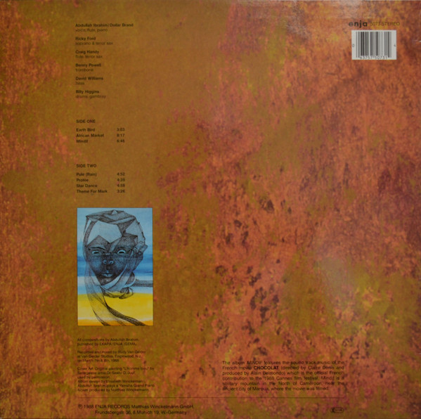 Abdullah Ibrahim / Dollar Brand - Mindif | Enja Records (5073) - 2
