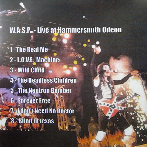 W.A.S.P. - 89 & Headless Tour (Live At Hammersmith Odeon) | Falcon Entertainment (FALCON- 21-82987) - 2