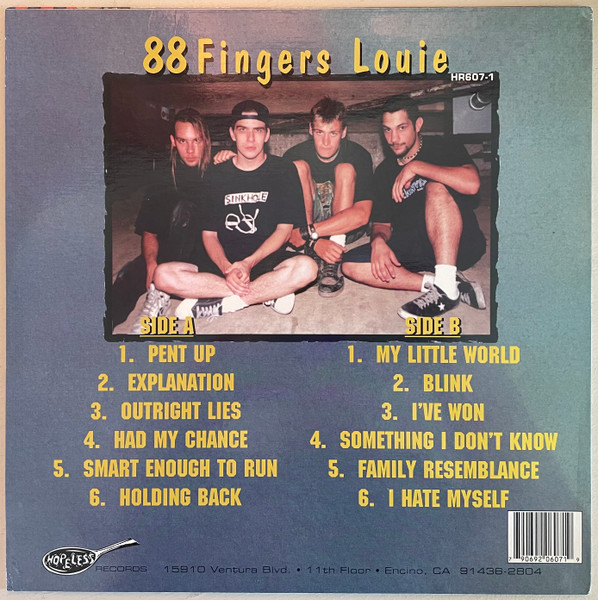 88 Fingers Louie - Behind Bars - Vinilo | Hopeless Records (HR607-1) - 2
