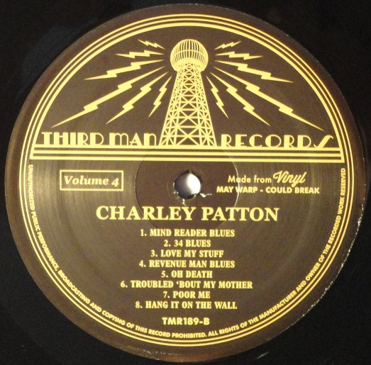 Charley Patton - Complete Recorded Works In Chronological Order Volume 4 | Third Man Records (TMR189) - 4 Charley Patton - Complete Recorded Works In Chronological Order Volume 4 | Third Man Records (TMR189) - 4