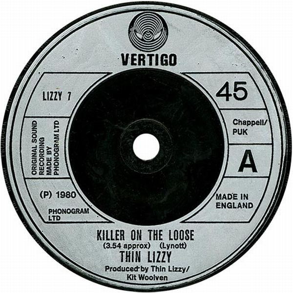 Thin Lizzy - Killer On The Loose | Vertigo (LIZZY 7) - 3