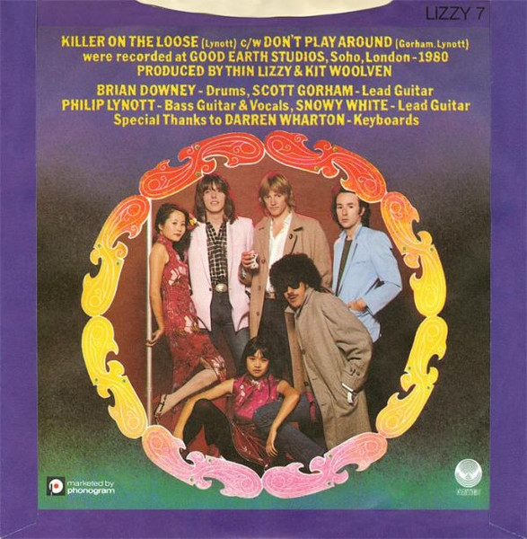 Thin Lizzy - Killer On The Loose | Vertigo (LIZZY 7) - 2