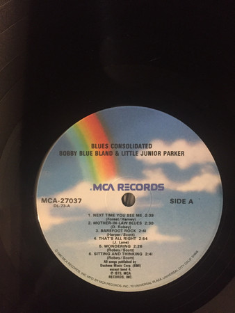 Little Junior Parker / Bobby Bland - Blues Consolidated | MCA Records (DL 73) - 4 Little Junior Parker / Bobby Bland - Blues Consolidated | MCA Records (DL 73) - 4