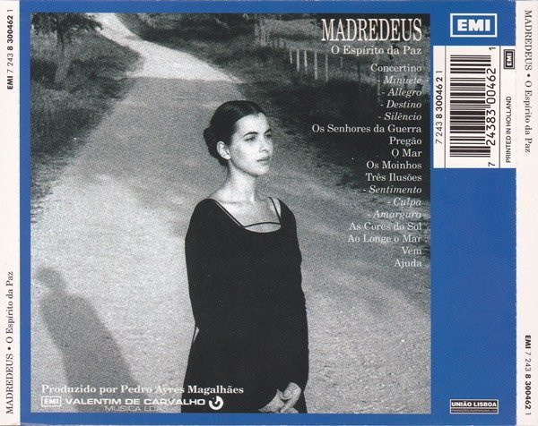 Madredeus - O Espírito Da Paz | EMI (7243 8 300462 1) - 2 Madredeus - O Espírito Da Paz | EMI (7243 8 300462 1) - 2