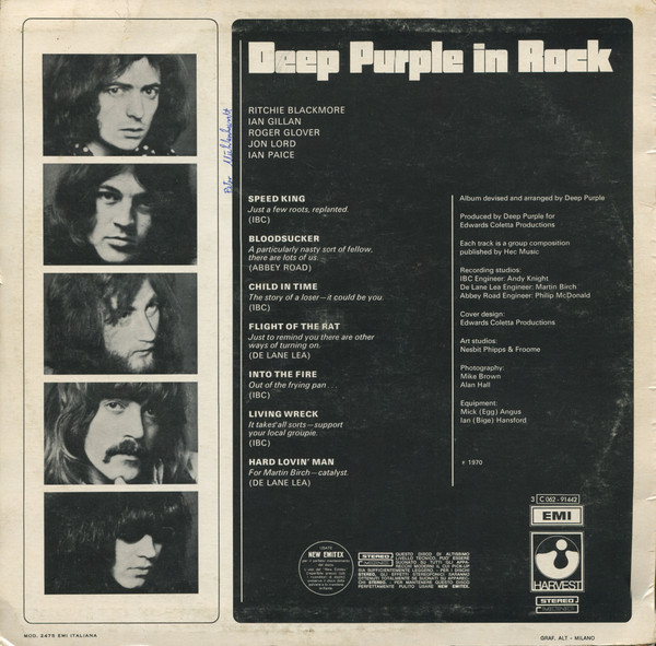 Deep Purple - In Rock | Harvest (3C 062-91 442) - 2