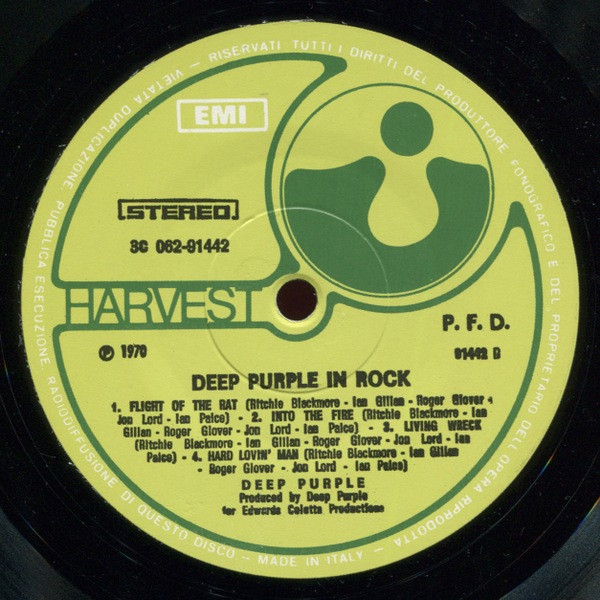 Deep Purple - In Rock | Harvest (3C 062-91 442) - 4