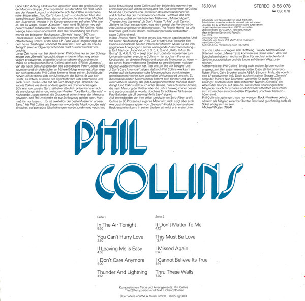 Phil Collins - Phil Collins | AMIGA (8 56 078) - 2 Phil Collins - Phil Collins | AMIGA (8 56 078) - 2