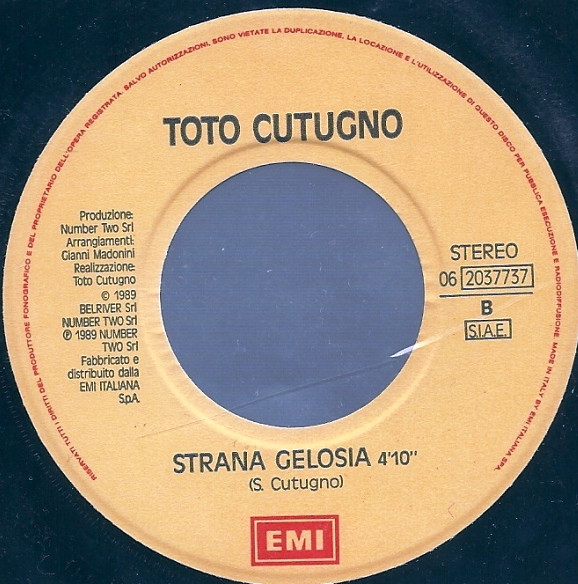 Toto Cutugno - Gli Amori | EMI (06 2037737) - 4