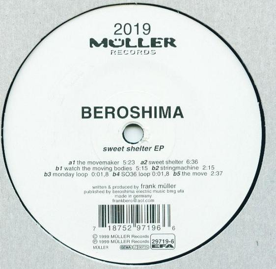 Beroshima - Sweet Shelter EP | Müller Records (MÜLLER 2019) - main Beroshima - Sweet Shelter EP | Müller Records (MÜLLER 2019) - main