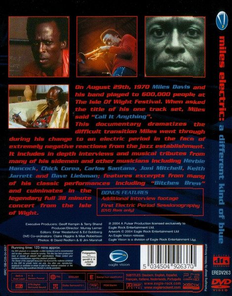 Miles Davis - Miles Electric: A Different Kind Of Blue | Eagle Vision (EREDV263) - 2 Miles Davis - Miles Electric: A Different Kind Of Blue | Eagle Vision (EREDV263) - 2