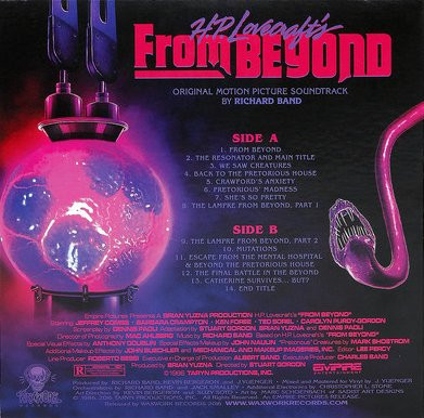 Richard Band - H.P. Lovecraft's From Beyond (Original Motion Picture Soundtrack) | Waxwork Records (WW017) - 2 Richard Band - H.P. Lovecraft's From Beyond (Original Motion Picture Soundtrack) | Waxwork Records (WW017) - 2