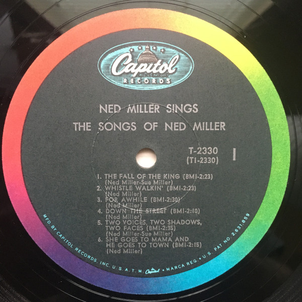 Ned Miller - The Songs Of Ned Miller | Capitol Records (T-2330) - 3
