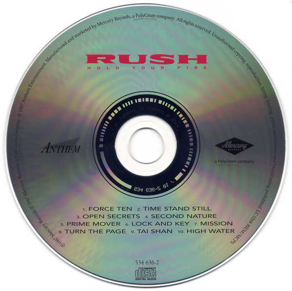 Rush - Hold Your Fire | Mercury (534 636-2) - 3 Rush - Hold Your Fire | Mercury (534 636-2) - 3