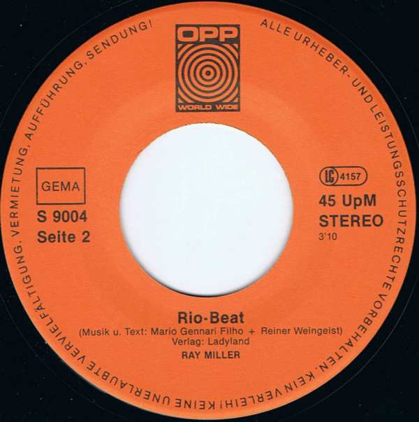 Ray Miller - Olé Olé Oh Happy Day | OPP World Wide (S 9004)
