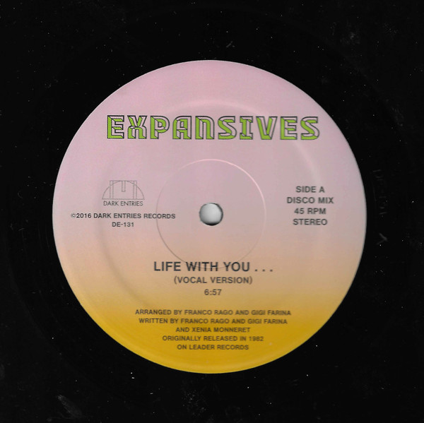 Expansives - Life With You... | Dark Entries (DE-131) - 3