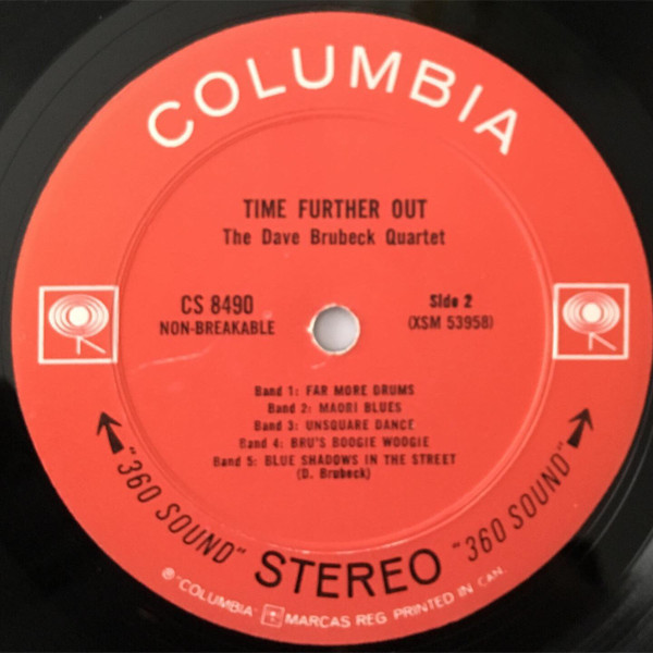 The Dave Brubeck Quartet - Time Further Out (Miro Reflexions) [Vinyl] | Columbia (CS 8490) - 4