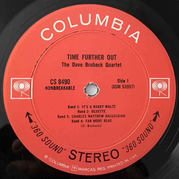 The Dave Brubeck Quartet - Time Further Out (Miro Reflexions) [Vinyl] | Columbia (CS 8490) - 3