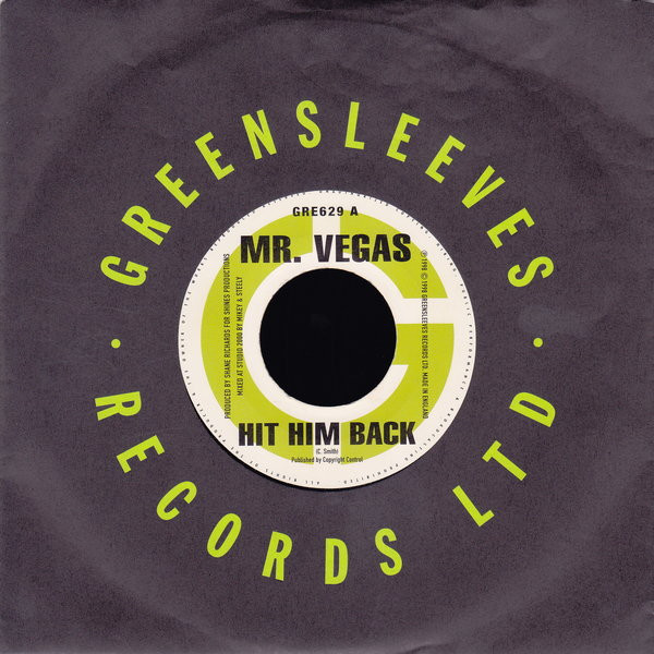 Mr. Vegas / General B - Hit Him Back / U Nah Do It | Greensleeves Records (GRE629) - 3
